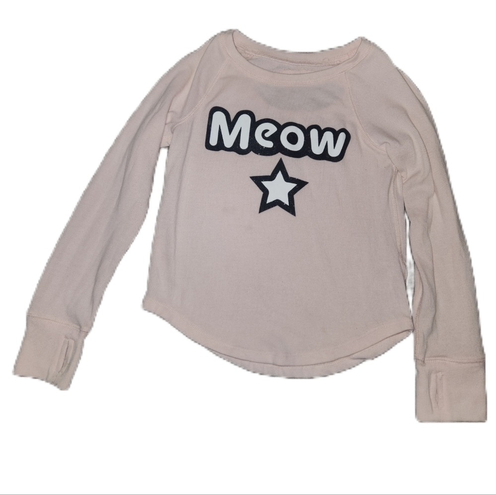 💓3/$15 Oshkosh B'gosh 6/6X Girl's Pink Long Sleeve Sweater